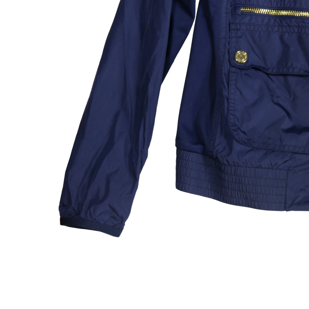 Ralph Lauren Golf Windbreaker Womens Small Blue Gold Zippers Full Zip Jacket - Picture 6 of 11